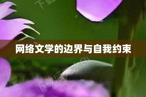 网络文学的边界与自我约束