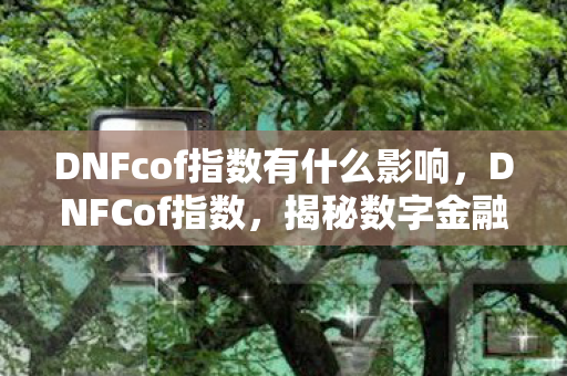 DNFcof指数有什么影响,DNFCof指数,揭秘数字金融与合规管理的未来趋势 DNFcof指数有什么影响,DNFCof指数,揭秘数字金融与合规管理的未来趋势