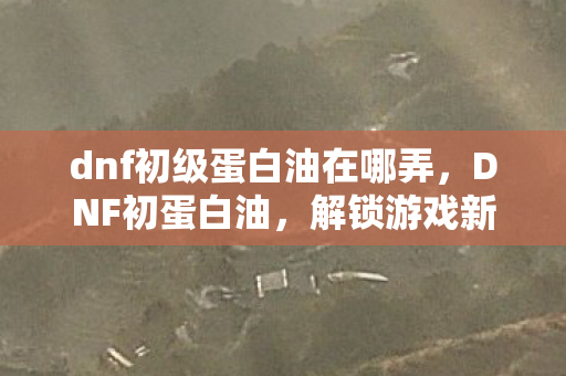 dnf初级蛋白油在哪弄，DNF初蛋白油，解锁游戏新境界的神奇油剂