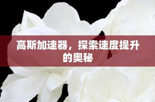 高斯加速器，探索速度提升的奥秘