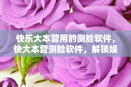 快乐大本营用的测脸软件，快大本营测脸软件，解锁娱乐新风尚，还是隐私泄露的隐患？