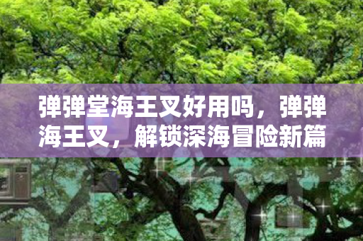 弹弹堂海王叉好用吗，弹弹海王叉，解锁深海冒险新篇章