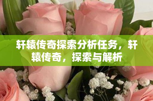 轩辕传奇探索分析任务，轩辕传奇，探索与解析