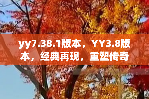 yy7.38.1版本，YY3.8版本，经典再现，重塑传奇