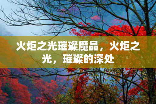 火炬之光璀璨魔晶，火炬之光，璀璨的深处