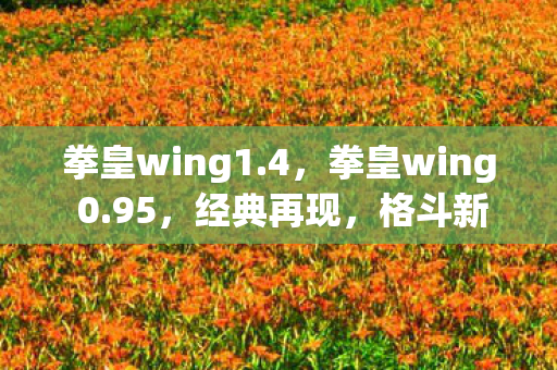 拳皇wing1.4,拳皇wing 0.95,经典再现,格斗新体验 拳皇wing1.4,拳皇wing 0.95,经典再现,格斗新体验