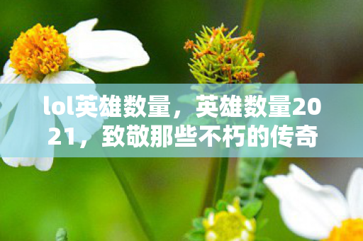 lol英雄数量,英雄数量2021,致敬那些不朽的传奇 lol英雄数量,英雄数量2021,致敬那些不朽的传奇