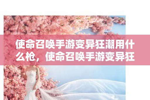 使命召唤手游变异狂潮用什么枪，使命召唤手游变异狂潮，解锁最佳武器选择策略