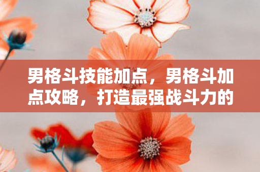 男格斗技能加点,男格斗加点攻略,打造最强战斗力的关键 男格斗技能加点,男格斗加点攻略,打造最强战斗力的关键