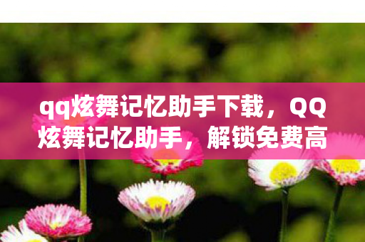 qq炫舞记忆助手下载,QQ炫舞记忆助手,解锁免费高分新境界 qq炫舞记忆助手下载,QQ炫舞记忆助手,解锁免费高分新境界