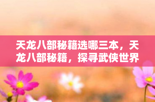 天龙八部秘籍选哪三本，天龙八部秘籍，探寻武侠世界的奥秘