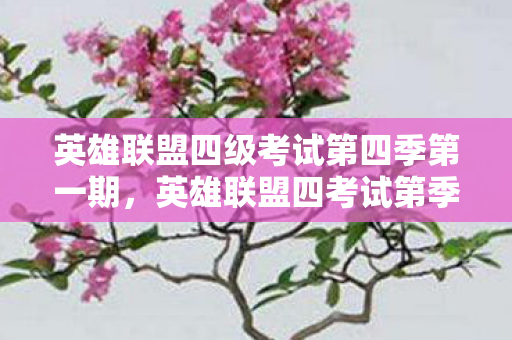 英雄联盟四级考试第四季第一期,英雄联盟四考试第季,挑战与成长 英雄联盟四级考试第四季第一期,英雄联盟四考试第季,挑战与成长