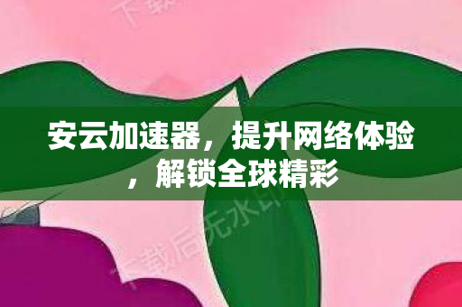 安云加速器，提升网络体验，解锁全球精彩