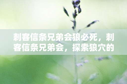 刺客信条兄弟会狼必死,刺客信条兄弟会,探索狼穴的奥秘 刺客信条兄弟会狼必死,刺客信条兄弟会,探索狼穴的奥秘