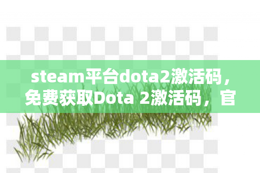 steam平台dota2激活码，免费获取Dota 2激活码，官方渠道与注意事项