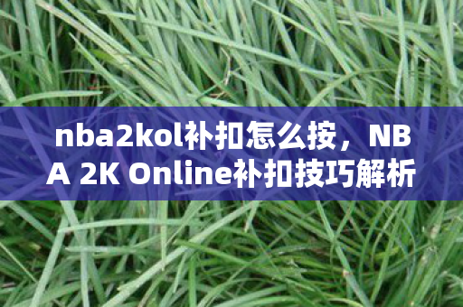 nba2kol补扣怎么按，NBA 2K Online补扣技巧解析