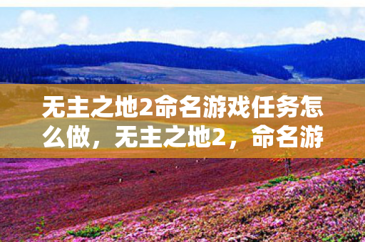 无主之地2命名游戏任务怎么做图片