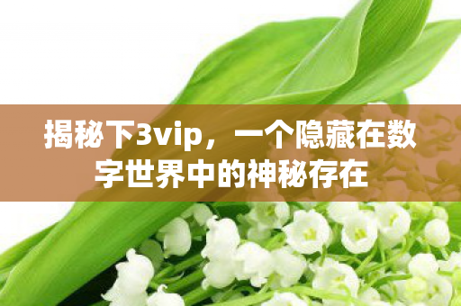 一个隐藏在数字世界中的神秘存在图片