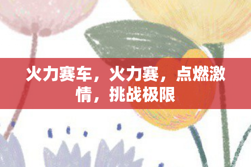 火力赛车，火力赛，点燃激情，挑战极限