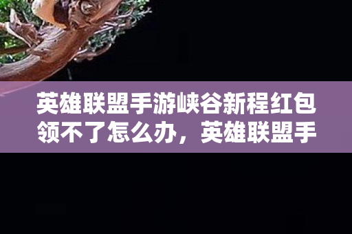英雄联盟手游峡谷新程红包领不了怎么办，英雄联盟手游峡谷新程红包领不了？别急，这里有解决办法！
