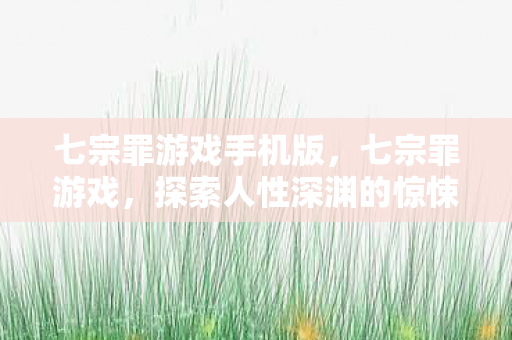 七宗罪游戏手机版，七宗罪游戏，探索人性深渊的惊悚之旅