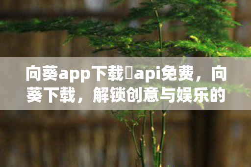 向葵app下载汅api免费，向葵下载，解锁创意与娱乐的新世界