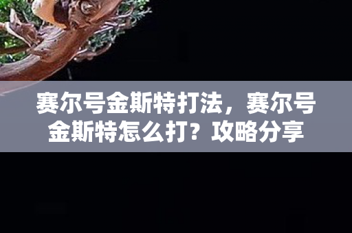 赛尔号金斯特打法，赛尔号金斯特怎么打？攻略分享