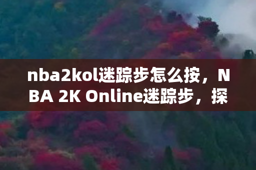nba2kol迷踪步怎么按，NBA 2K Online迷踪步，探寻篮球游戏高手之路