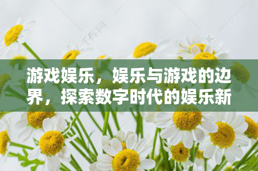 探索数字时代的娱乐新体验图片