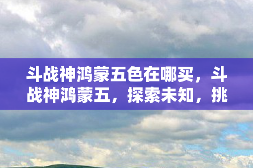 斗战神鸿蒙五色在哪买图片