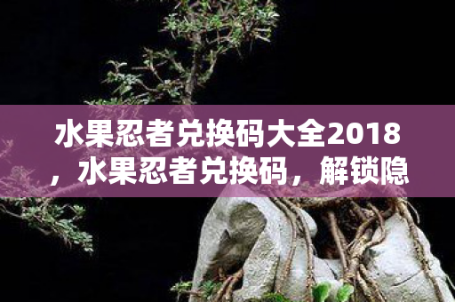 水果忍者兑换码大全2018图片