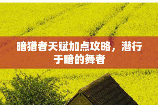 暗猎者天赋加点攻略图片