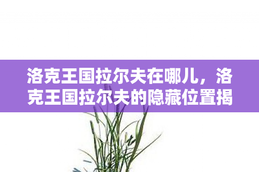 洛克王国拉尔夫的隐藏位置揭秘图片