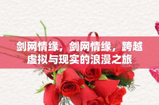 跨越虚拟与现实的浪漫之旅图片