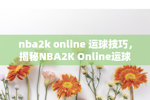 nba2k online 运球技巧，揭秘NBA2K Online运球技巧，提升你的实战水平！