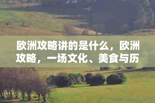 欧洲攻略讲的是什么图片