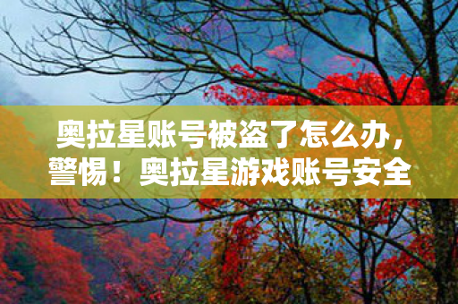 奥拉星账号被盗了怎么办图片