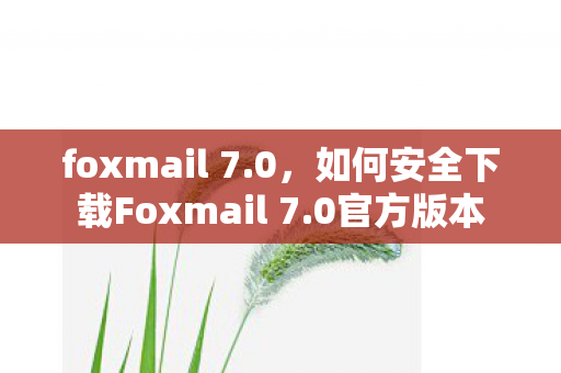 如何安全下载Foxmail 7图片