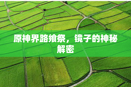 镜子的神秘解密图片