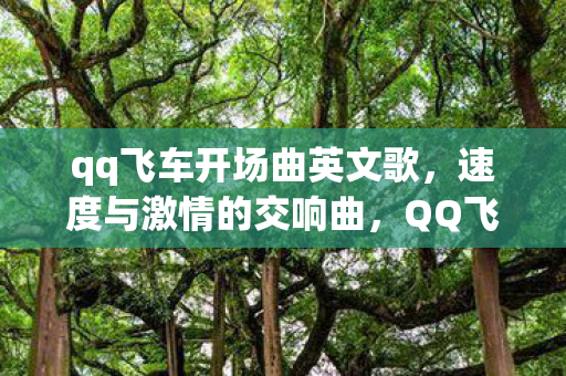 qq飞车开场曲英文歌图片