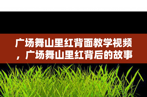 广场舞山里红背后的故事与文化图片