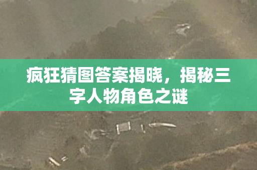 疯狂猜图答案揭晓，揭秘三字人物角色之谜