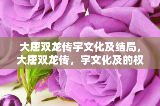 大唐双龙传宇文化及结局图片