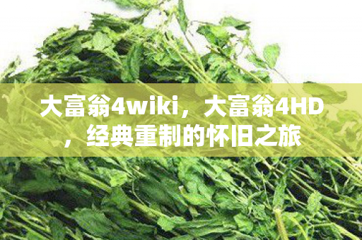 经典重制的怀旧之旅图片