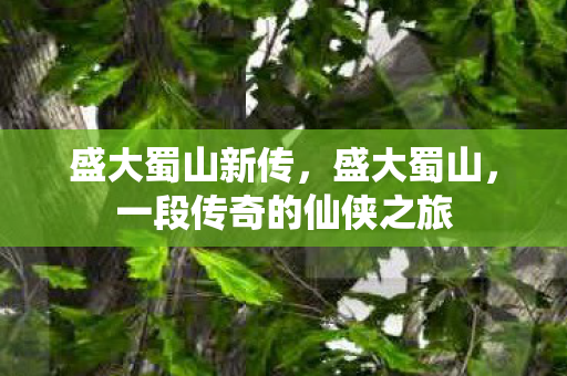 一段传奇的仙侠之旅图片