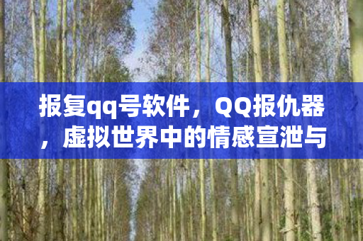 虚拟世界中的情感宣泄与道德边界图片