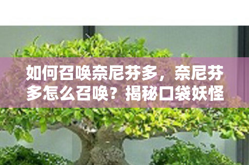 揭秘口袋妖怪隐藏召唤方式图片