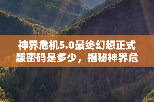 0最终幻想正式版密码是多少图片