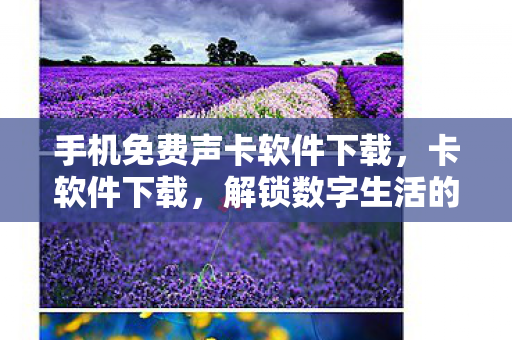 解锁数字生活的便捷钥匙图片