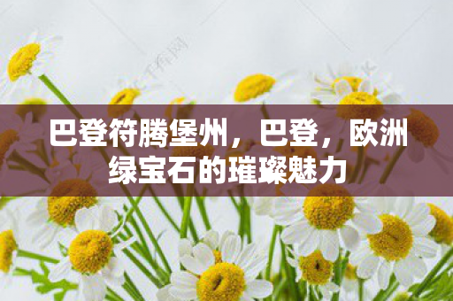 欧洲绿宝石的璀璨魅力图片